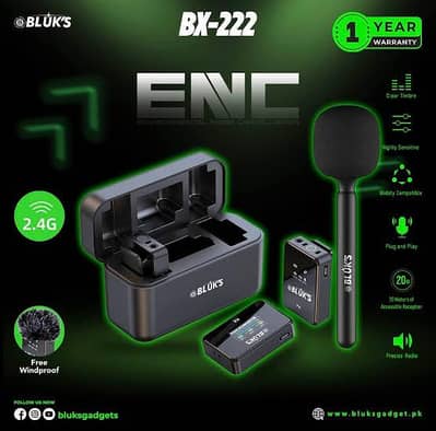 BX-222 Double Mic ENC with IPhone & Type C Connector