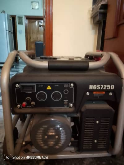 Hyundai HGS7250 6.5kW Generator - 6kW Rated 25L Tank - Original Petrol