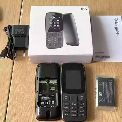 Nokia 106 dual sim pta approved with original box