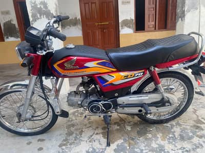 Honda CD 70 2024 Model (August) - Karachi Number - Mint Condition