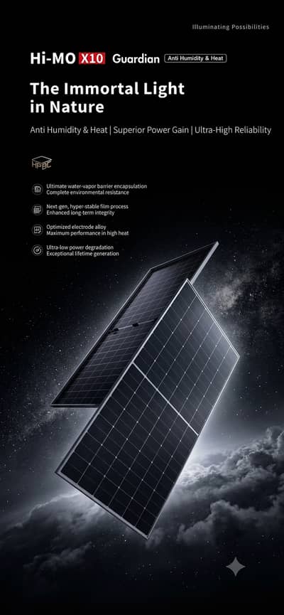 LONGi Hi-MO X10 Guardian Solar Panel | HPBC 2.0 Technology