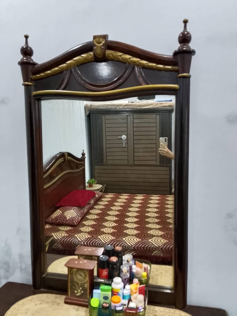 Bed, Dressing Table, Show case 2