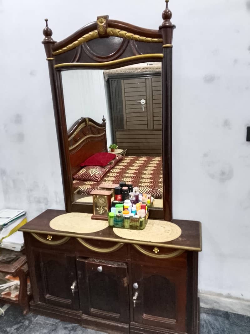 Bed, Dressing Table, Show case 4