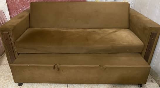 Dark Brown (Sofa cum bed)