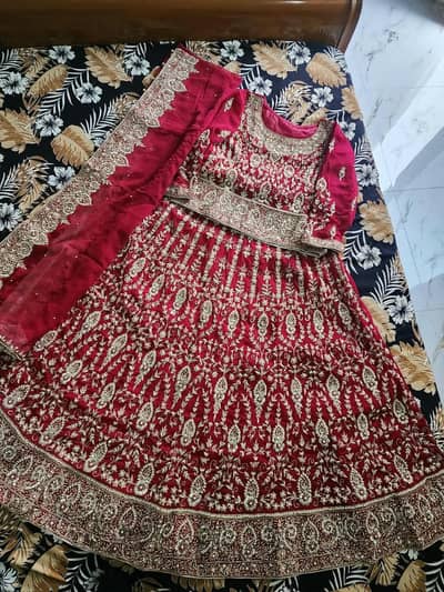 Red Bridal Lehenga / Barat Dress