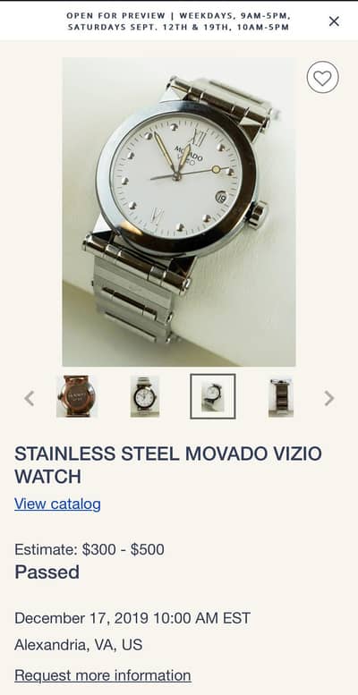 MOVADO VIZIO