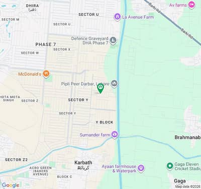 Plot For Sale Y Block, DHA Lahore Phase 7