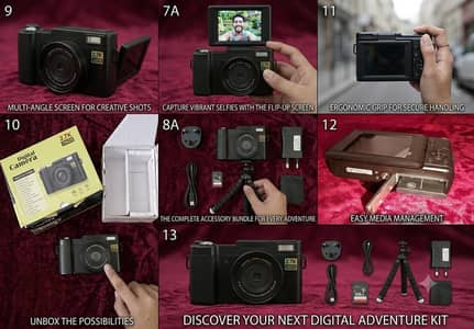 digital camera for photography and videos