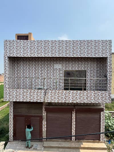 5 marla Sami commercial house and 2 shop for sale in near ferozpur road kahna