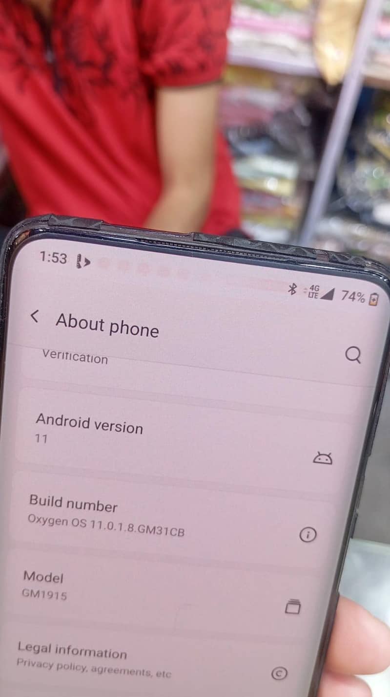 One Plus 7 Pro 15