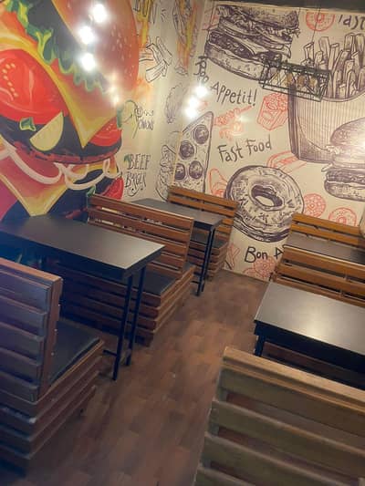 restaurant sofa and tables