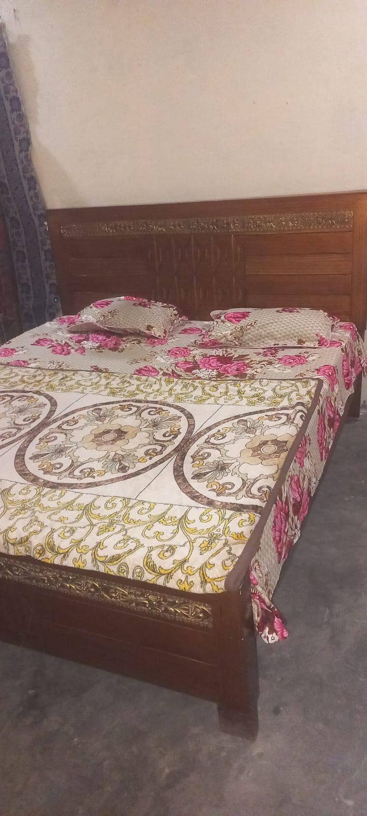 bed with side table 1