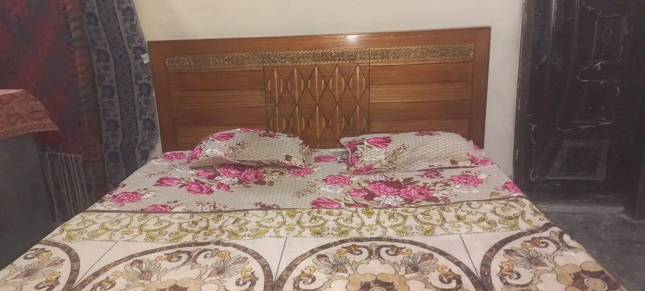 bed with side table 2