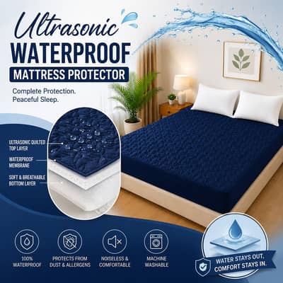 Ultrasonic Waterproof Mattress Protector 03017186072 call us for order