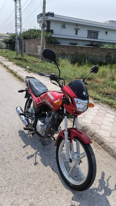 SUZUKI GD110S RED COLOUR 2021 MODEL