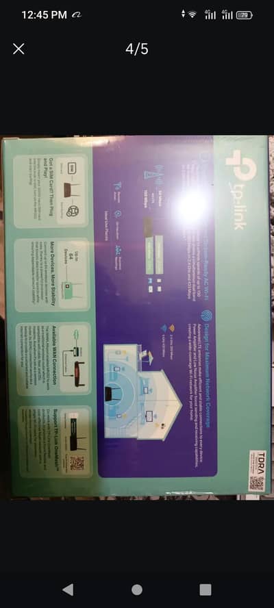 Tp link AC750 dual band wifi 4G LTE router