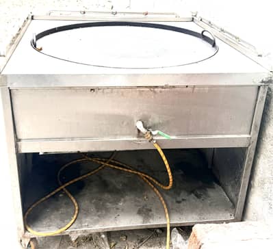 Commercial stainless steel paratha counter