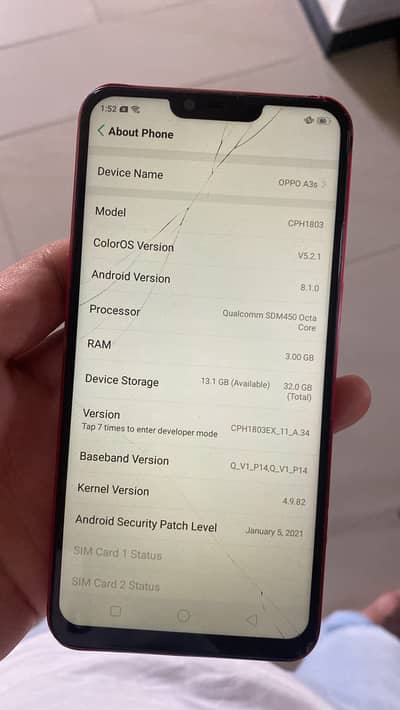 OPPO A3s