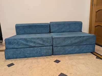 3x Single Sofa Cum Beds