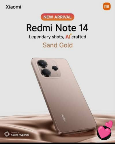 Xiaomi Redmi Note 14. Only Whatsapp #03410833787
