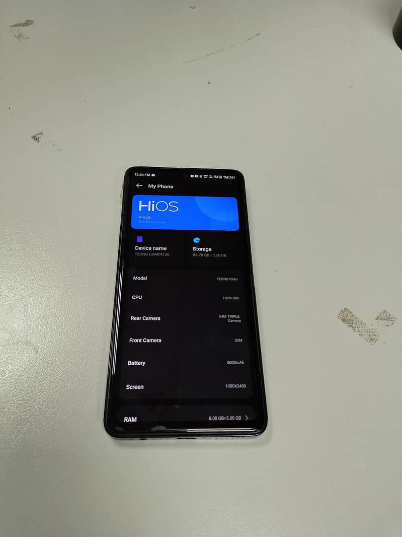 Tecno CAMON 20 5