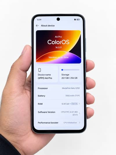 OPPO A6 PRO 16GB Ram 256GB ROM Condition 10/10 with box,charger,