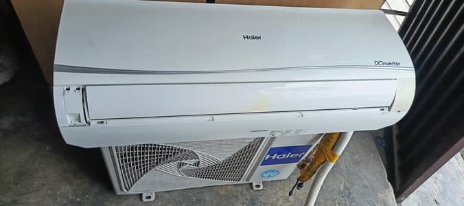 1 ton Haier inverter AC 1 season used new condition