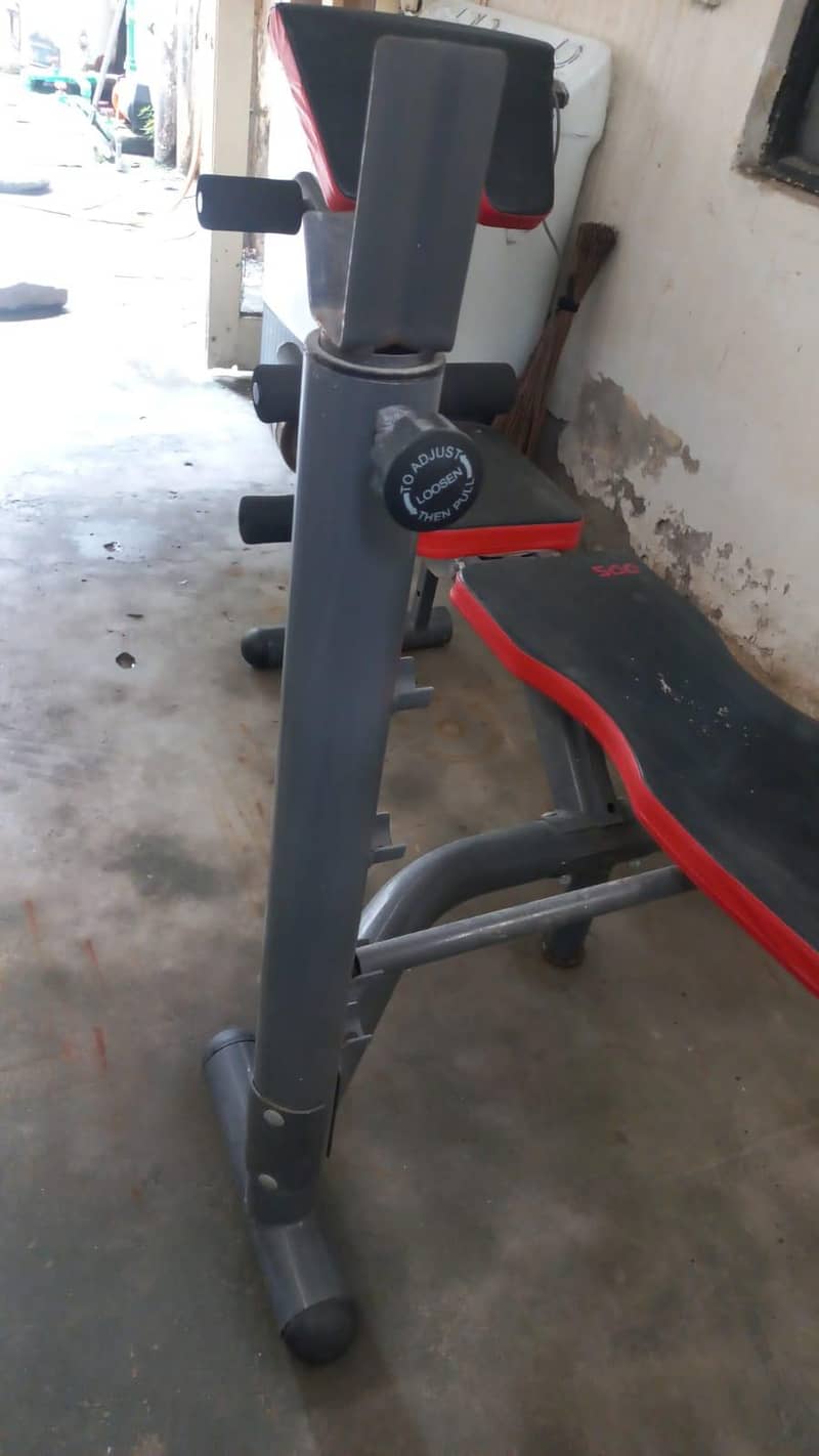 Exercise bench + Barbells diffrents size. 3