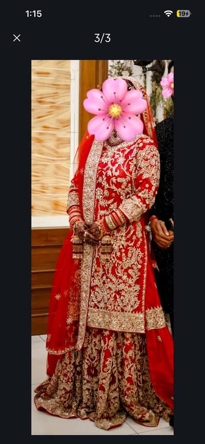 Beautiful Barat lehenga.