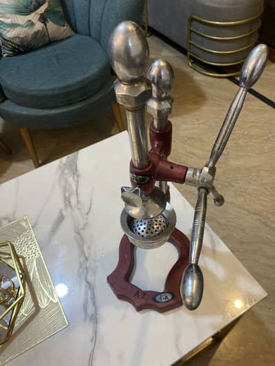 New steel juice machine hand made