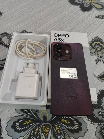 OPPO A3x ram 4 + 4 memory 128
