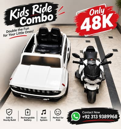 Car (manual + remote) plus Bike (manual)
