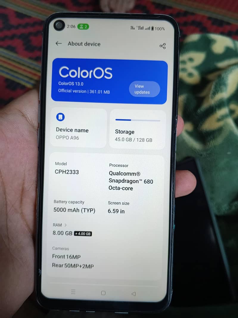 OPPO A96 5