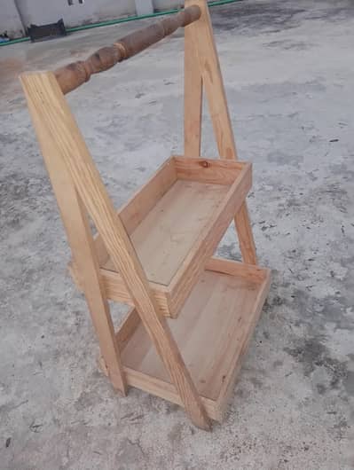 wooden rack