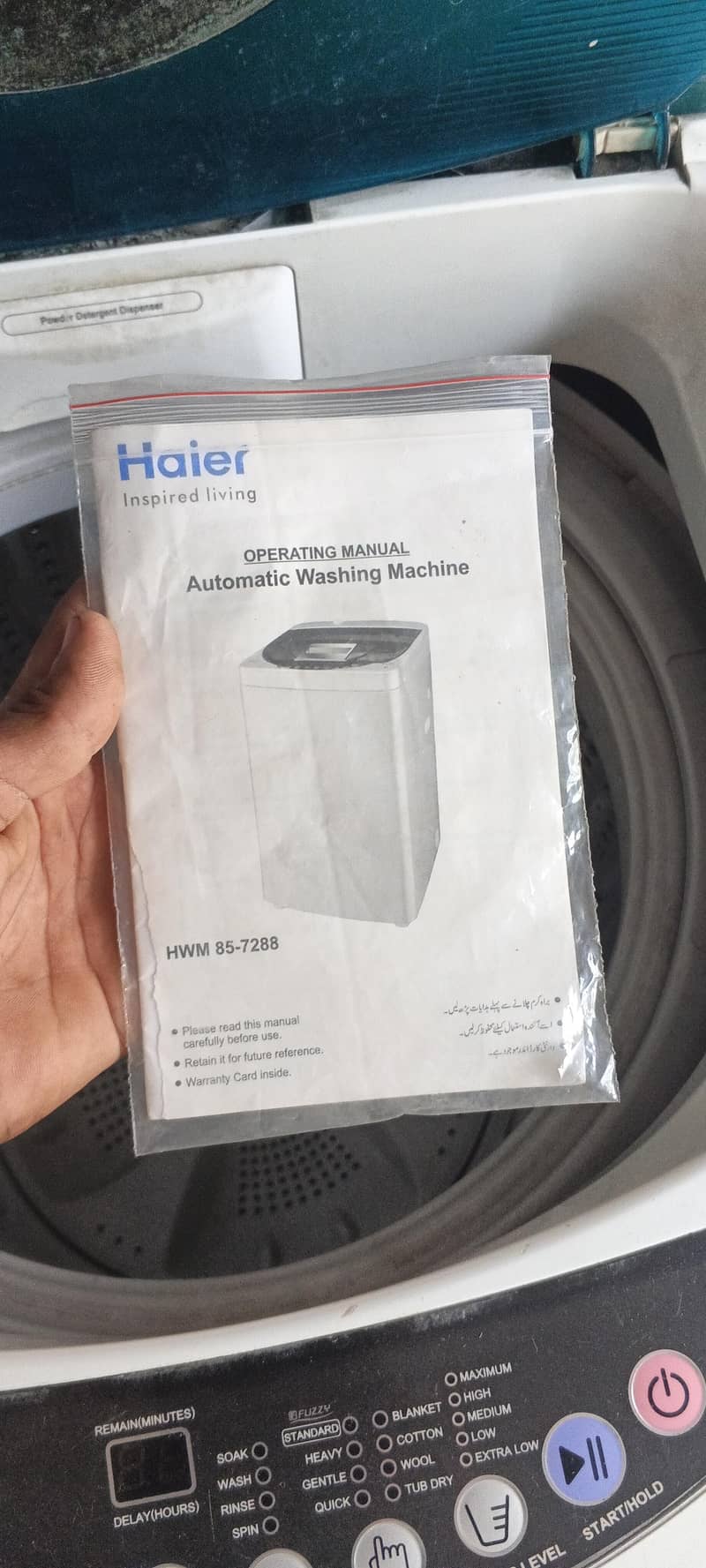 Haier machine automatic 4