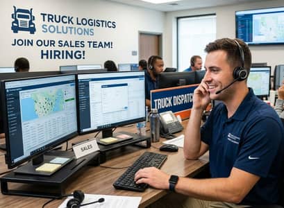 sales agent (truck dispatching)