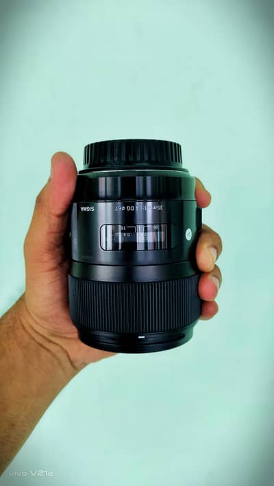 35mm  1.4 Canon mount sigma Art lens