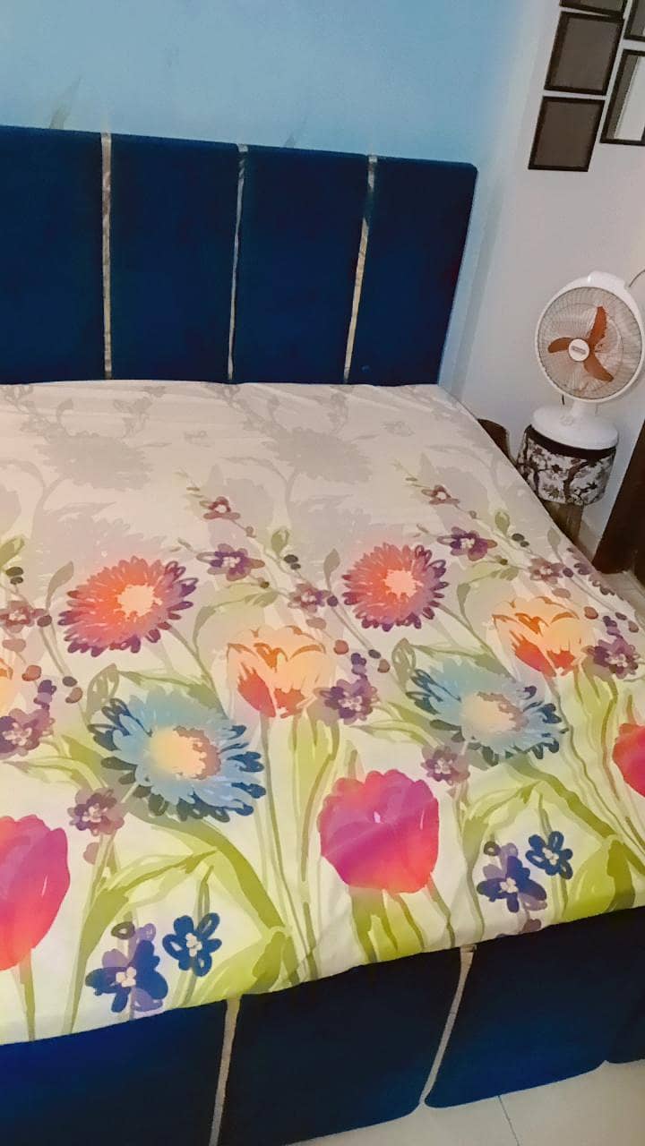 Bed with Side Tables 1