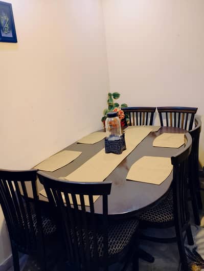Big Size Dinning Table with New Style 6 Chairs 0331/3640/421;