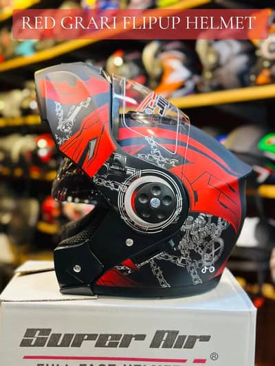 Garari helmet flip
