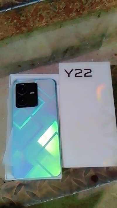 VIVo Y 22 for sale panel change hona h only phone and box