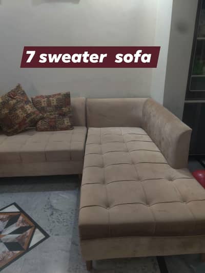 7 Seater L shape sofa