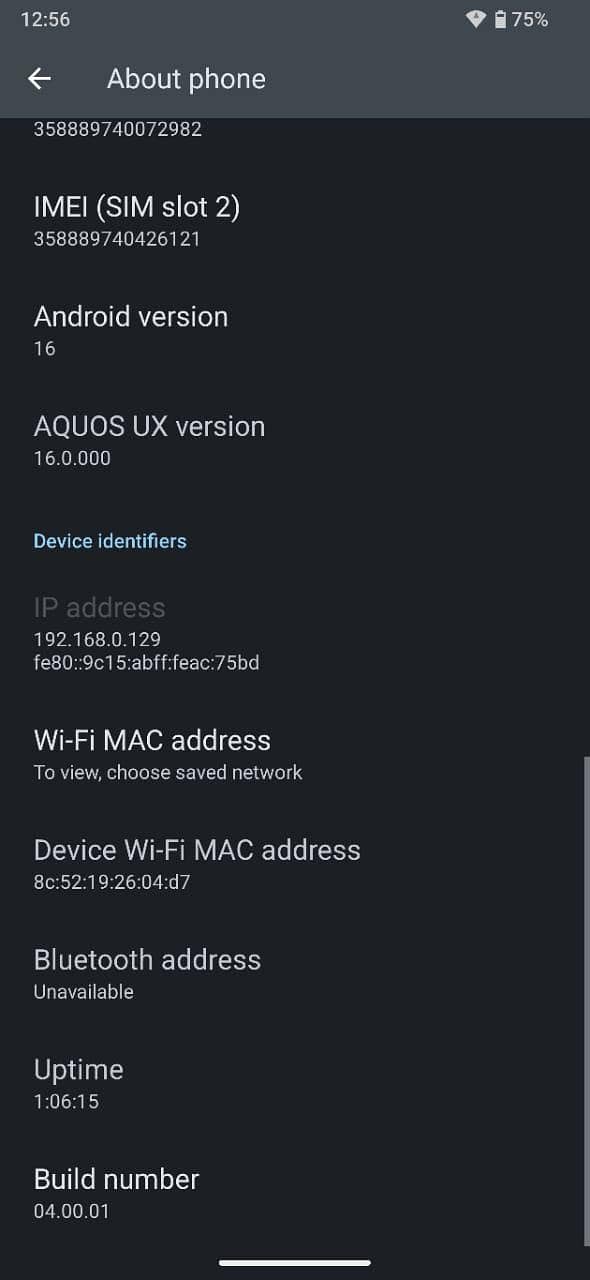 Sharp Aquos R8 pro 4