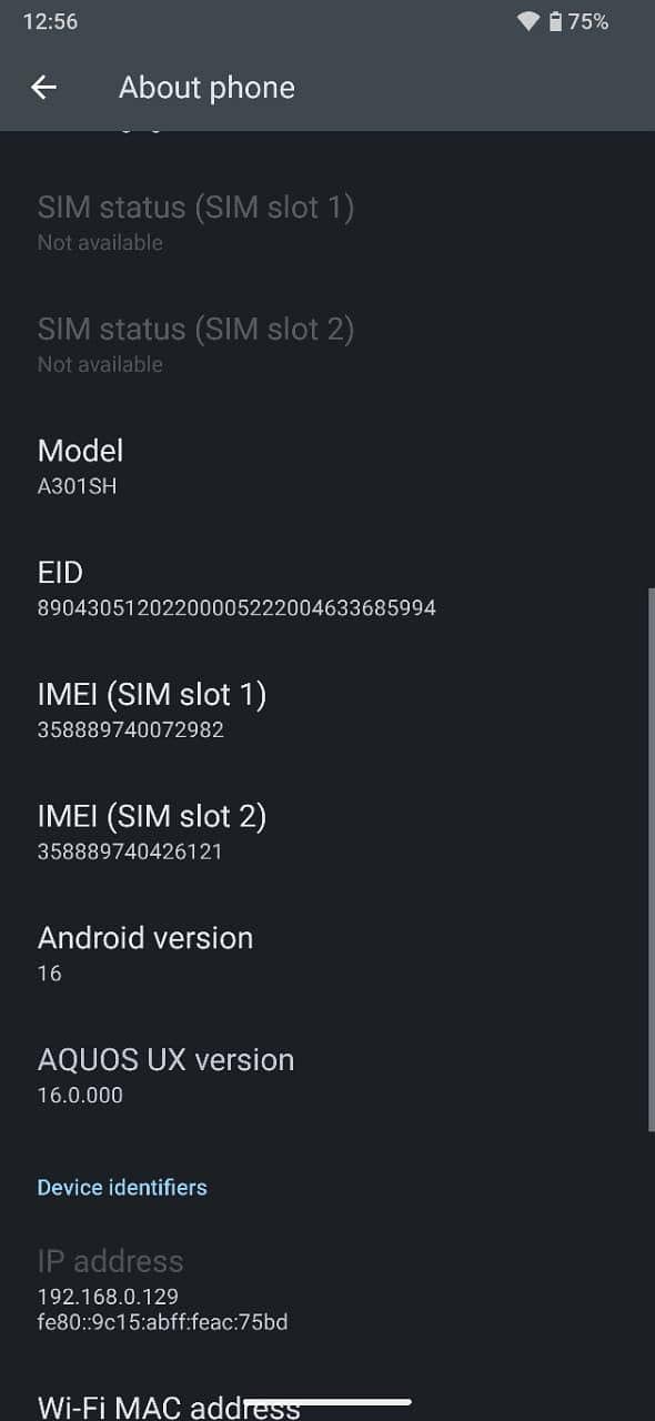 Sharp Aquos R8 pro 6