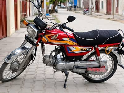 Honda CD 70 2025 Model – Excellent Condition – Genuine Bike