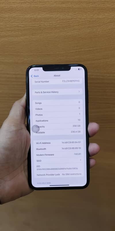 Apple iPhone XS Max 256 PTA approved