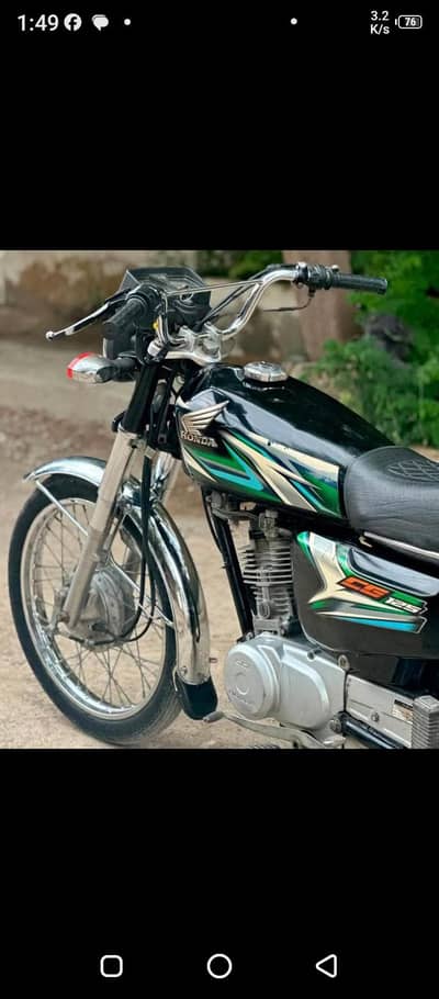 Honda CG 125 Black Genuine b2b