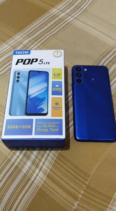 Tecno Pop 5 Lte usd like New