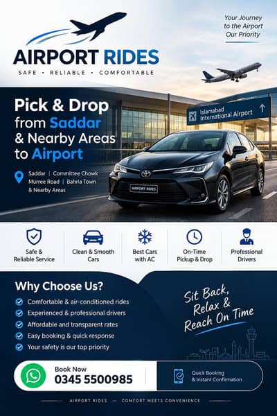 Pick and drop / Car for booking