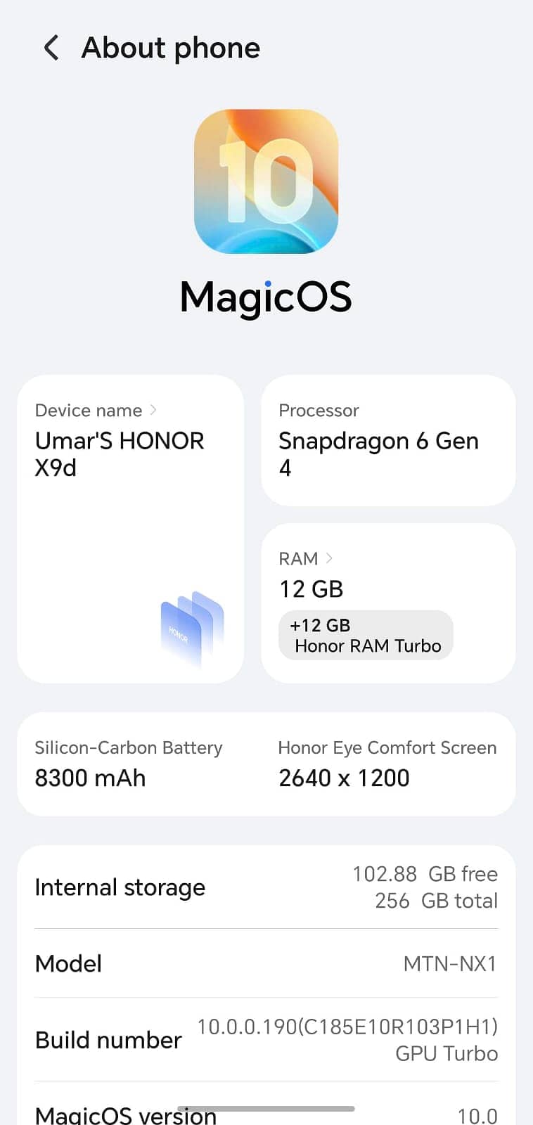 Honor X9d 6